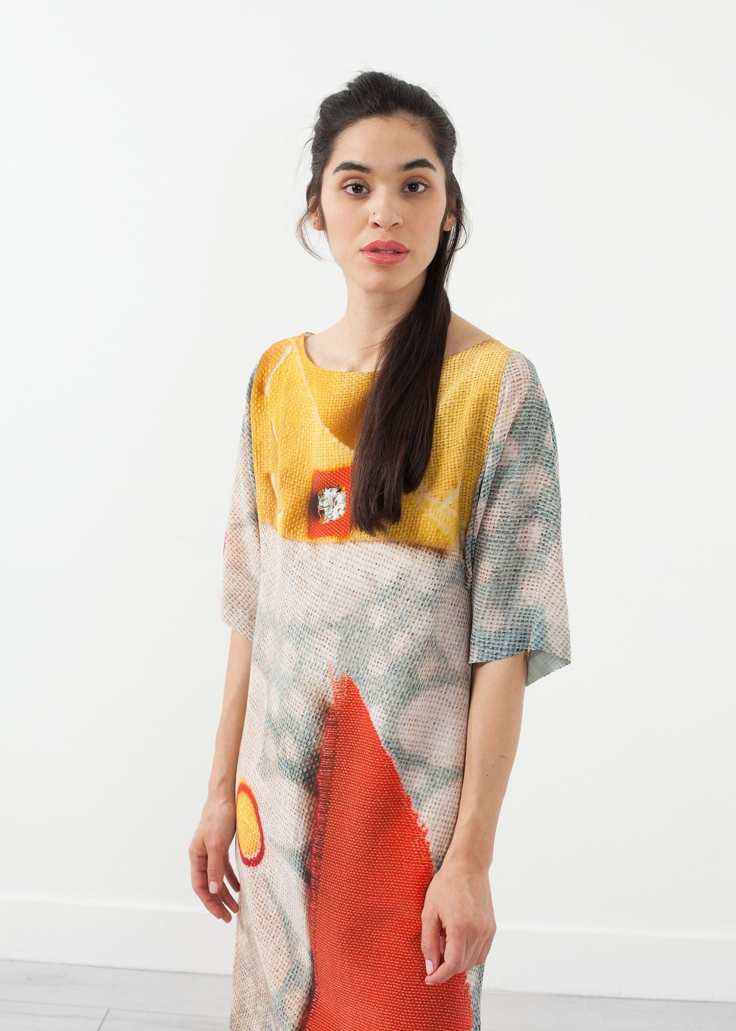 3/4 Sleeve Kimono Dresss